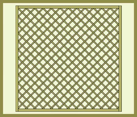 Lavendel Heavy Duty Lattice Panel 1.8m x 1.8m