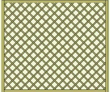 Lavendel Heavy Duty Lattice Panel 1.8m x 1.5m