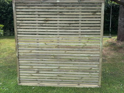 Single Slatted Panel 1.8m x 1.8m